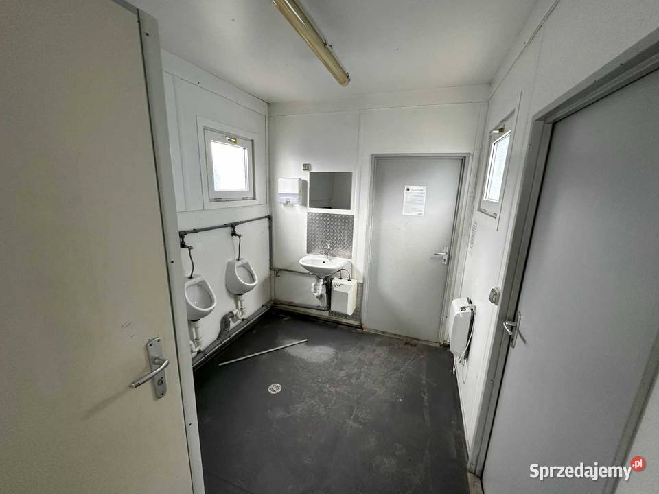 KONTENER SANITARNY WYPOSAŻONY 4x WC 3x PISUAR 2x Wrocław