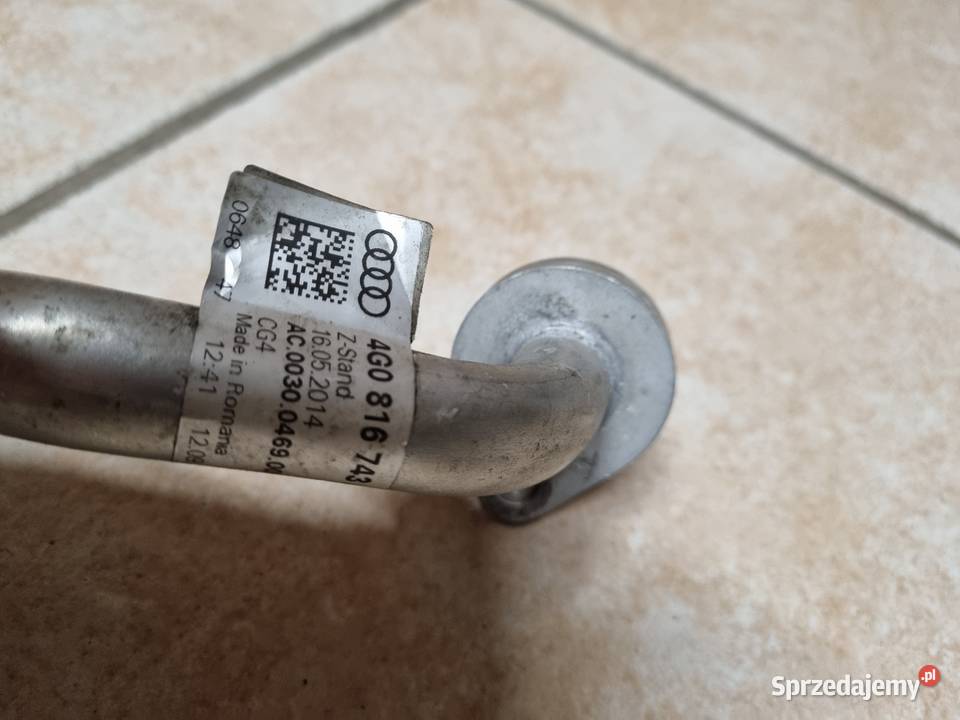 Rura przewód klimatyzacji AUDI A6 C7 4G0816743AC klimatyzacja Mielec