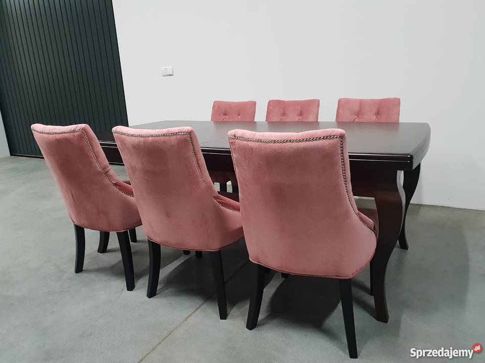 Krzesło tapicerowane chesterfield eleganckie z