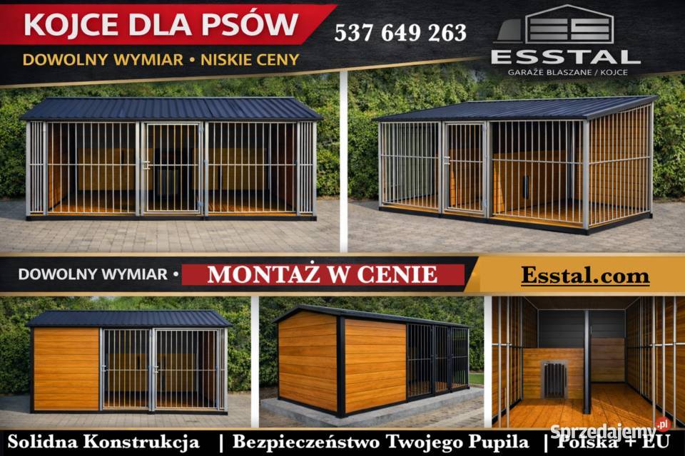 Kojec Psa na Wymiar KOJCE Psów Dowolne Rozmiary