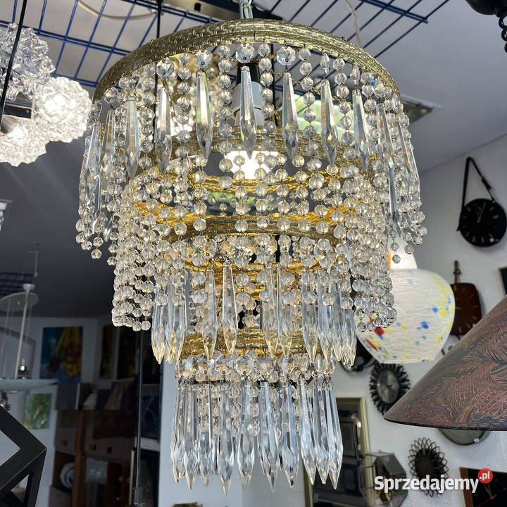 Żyrandol kryształowy eleznobrodsk Sklo Warszawa