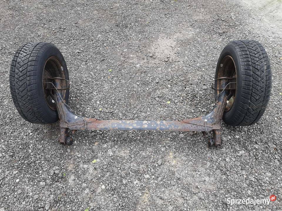 Kompletna os do przyczepki pod zbiornik 1000l Tuchów