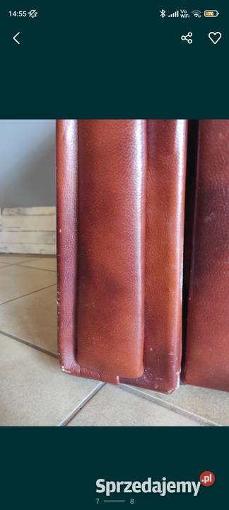 Komoda narożna witryna kanapa narożna skórzana Komańcza sprzedam