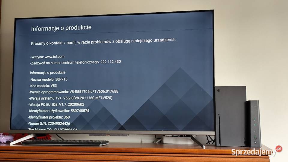 Sprzedam telewizor TCL 50 Radom