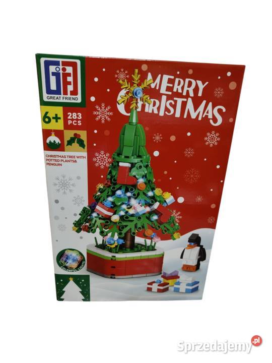 Zestaw klocków Merry Christmas choinka led Klocki Mszczonów