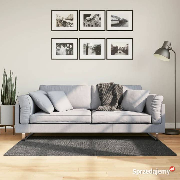Dywan IZA z krótkim włosiem antracytowy 80x150 Warszawa sprzedam