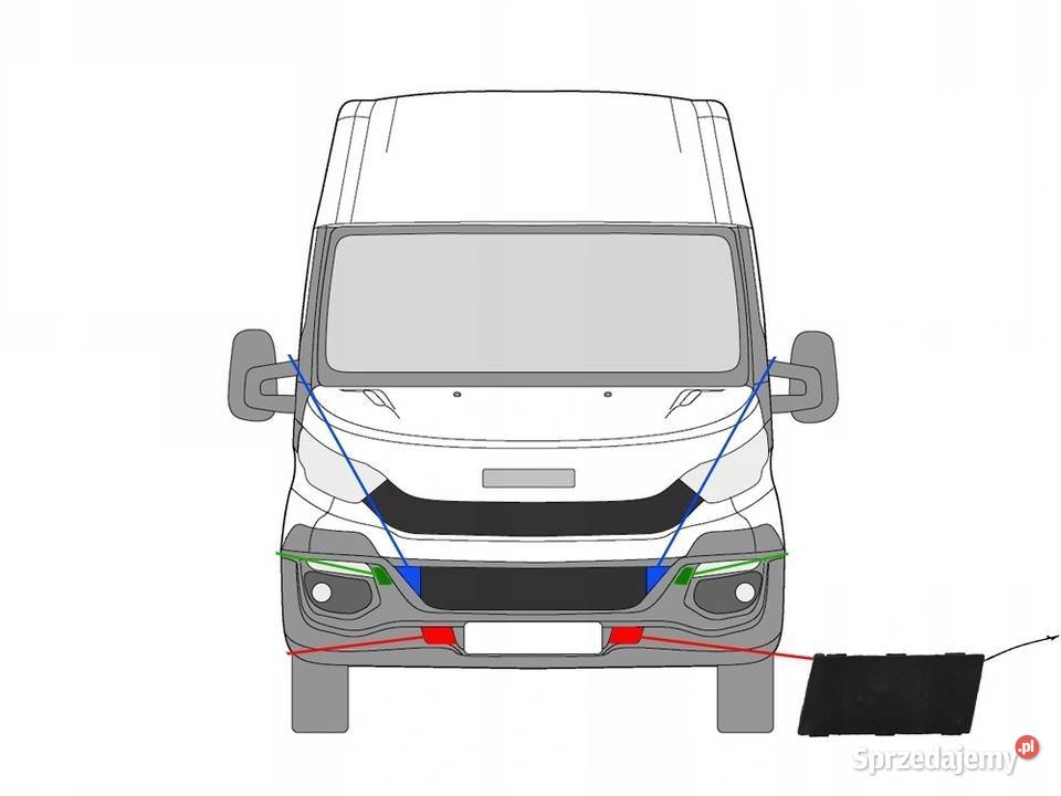 Zaślepka zderzaka LEWA dolna Iveco Daily Karoseria Nowy Kurzeszyn