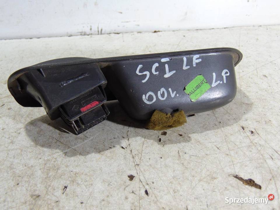 PANEL PRZYCISKI SZYB LEWY PRZÓD RENAULT SCENIC I