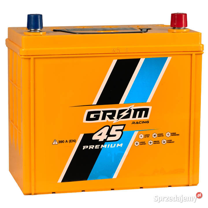 Akumulator 45Ah 390A Grom Racing JAP P Gliwice sprzedam
