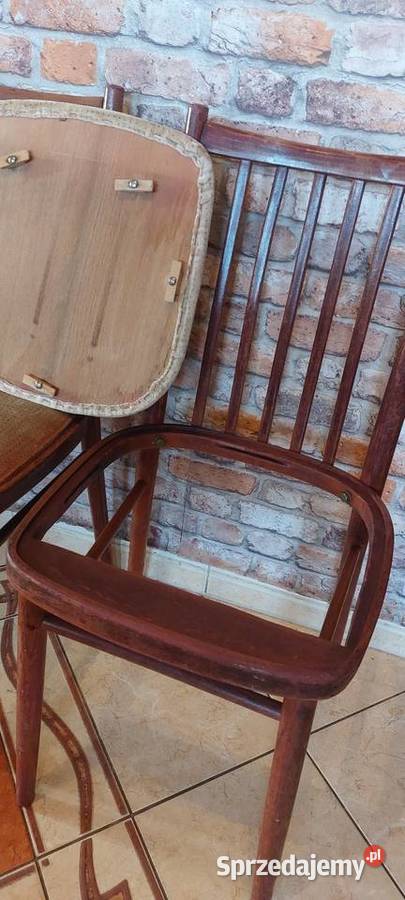 Krzesła z czasów PRL lata 70 Piła