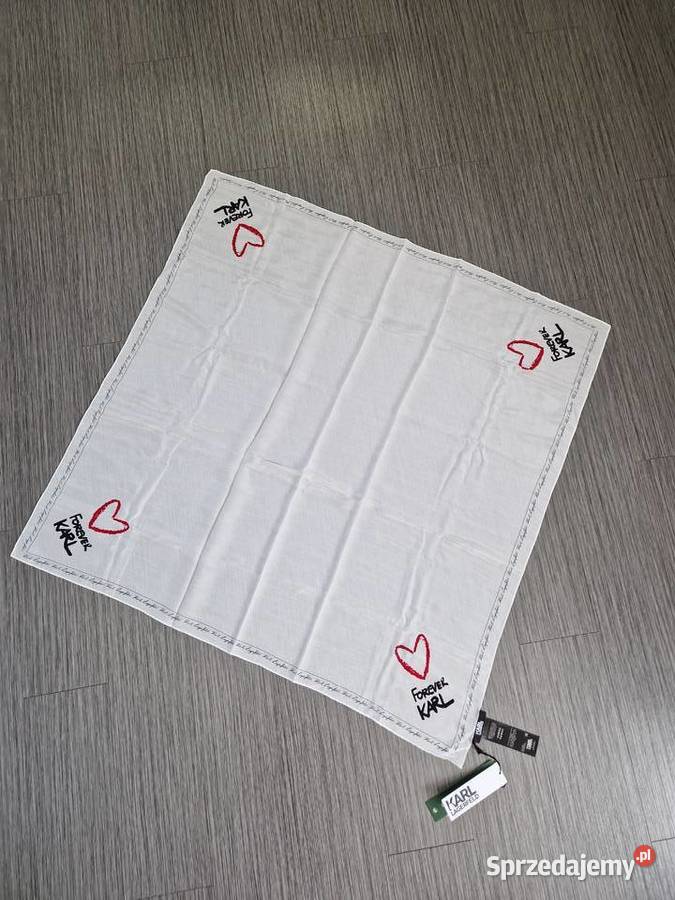 Oryginalna biała chusta apaszka zachodniopomorskie Nowogard