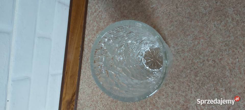 Wazon Vase Glass transparentny Nisko
