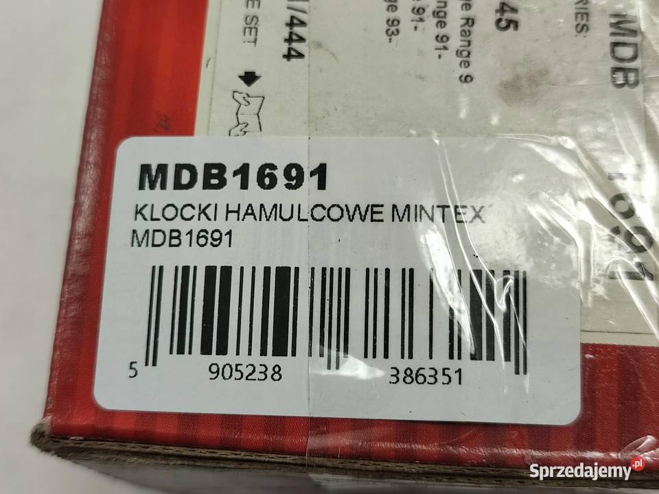 KLOCKI HAMULCOWE TYŁ MITSUBISHI CARISMA 16 sprzedam