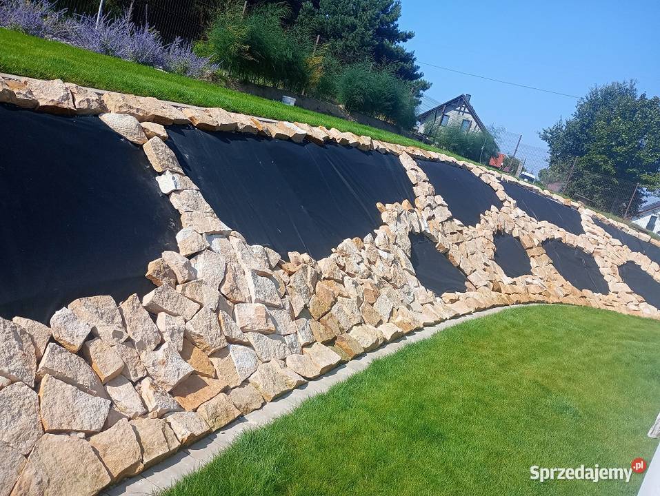 Kamień płaski naturalny ogrodowy dekoracyjny Wielgomłyny