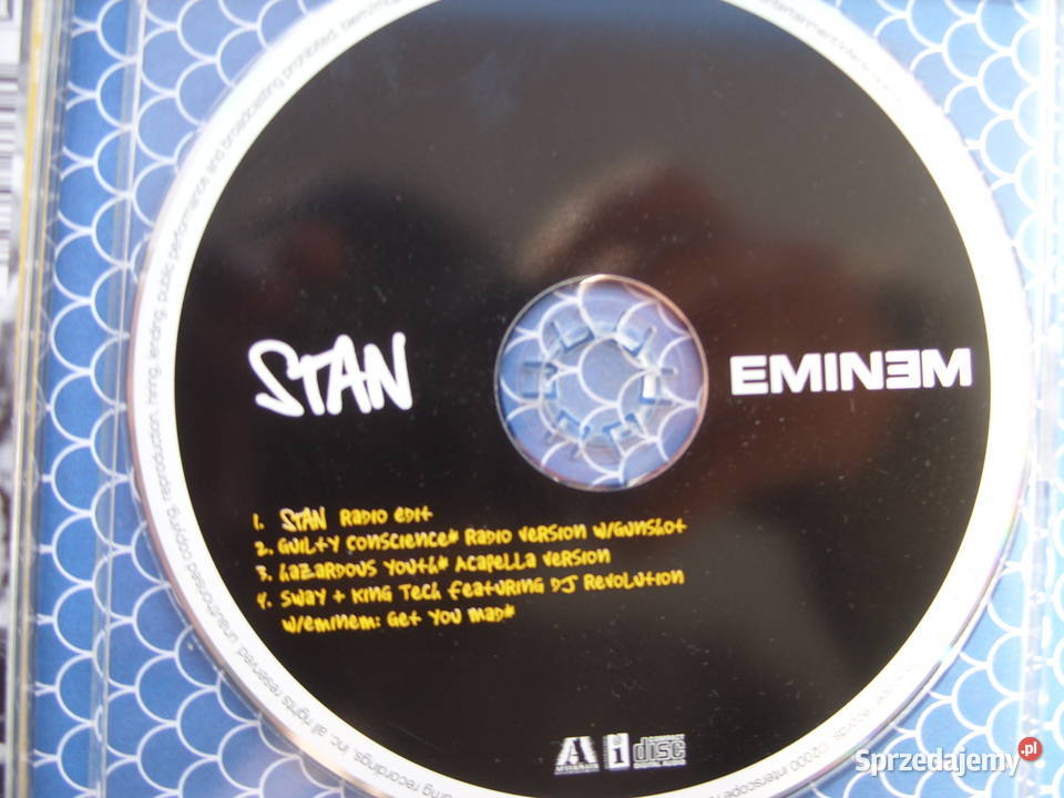 RAP singel CD EMINEM STAN 2000 Wołów