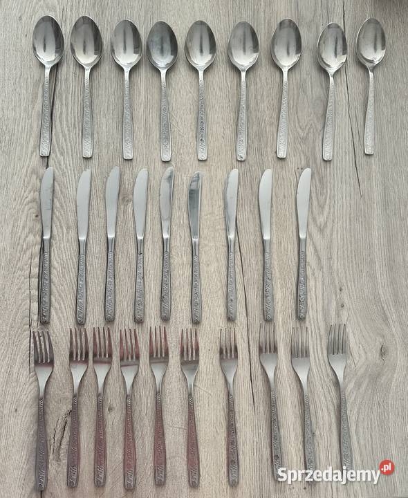 Zestaw sztućców z lat PRLu Pozostałe Łódź
