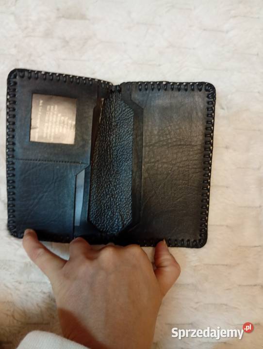 Real LeatherBrązowy Skórzany portfel z Londynu Dla kobiet Dodatki małopolskie Kraków