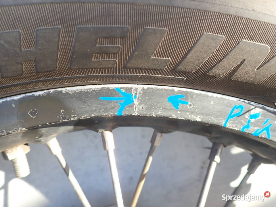 Koło Tył 18 x 215 Felga Uszkodzona Husqvarna TE