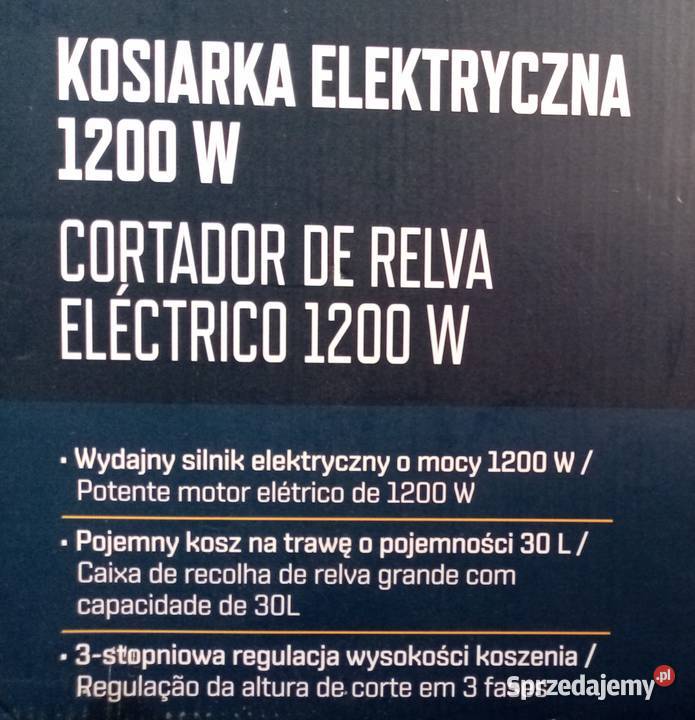 Kosiarka elektryczna z koszem Nowa nie Wieliczka
