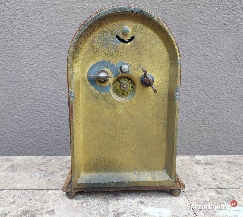 206 Stary zegar stołowy budzik Junghans 1920r Antyki Tczew