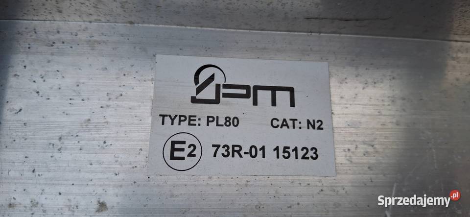 BUS LAWETA SKRZYNIA NAJAZD OSŁONA MIĘDZYOSIOWA Bieleń