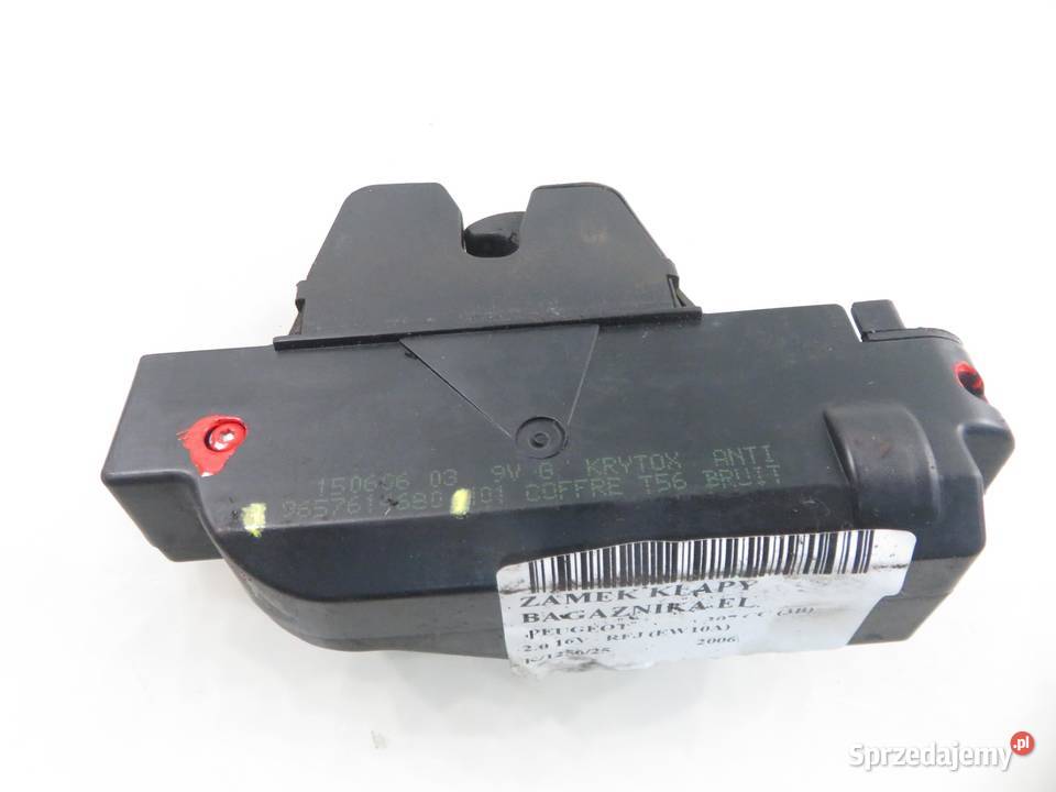 ZAMEK KLAPY PEUGEOT 307 CC 9657614680 małopolskie