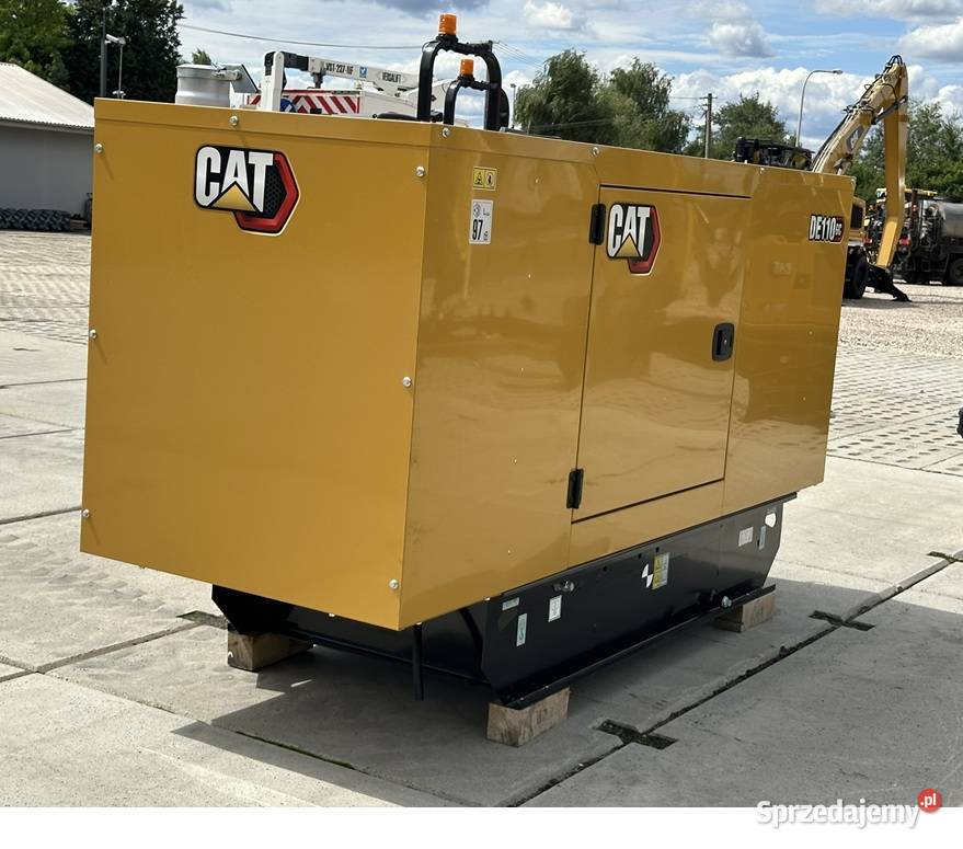 NOWY AGREGAT PRĄDOTWÓRCZY CAT DE110EC 1h wielkopolskie Tuliszków