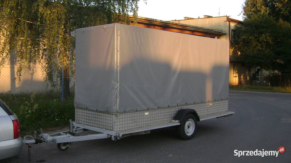 Przyczepka przyczepa 420x130 z hamulcem plandeka towarowe sprzedam