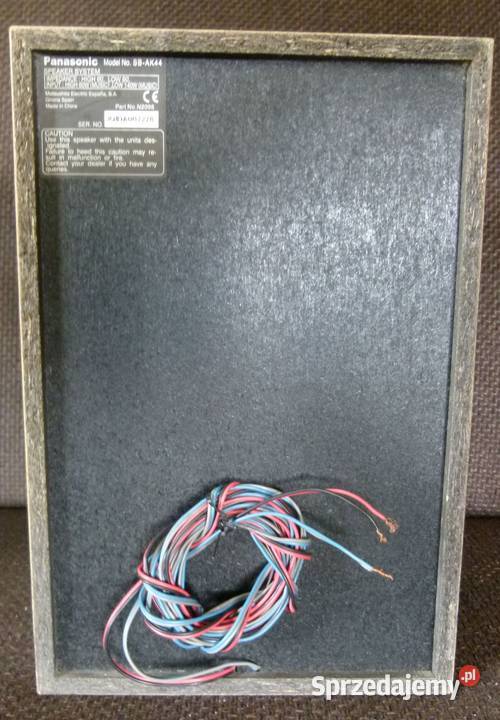 Miniwieża Panasonic SL SUCH40 SPRAWNA kolumny