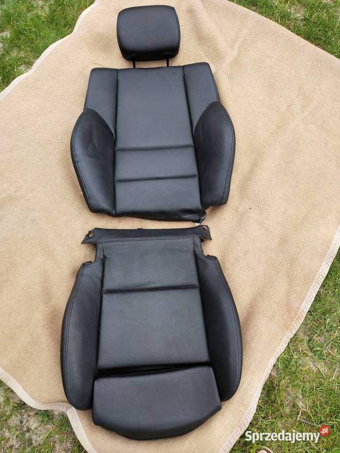 Poszycia foteli przednich BMW E46 coupe tapicerki samochodowe Wyposażenie wnętrza Kamieniec Wrocławski