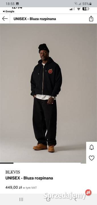 Bluza męska z kapturem BLKVIS APPLE Nowa RLXL