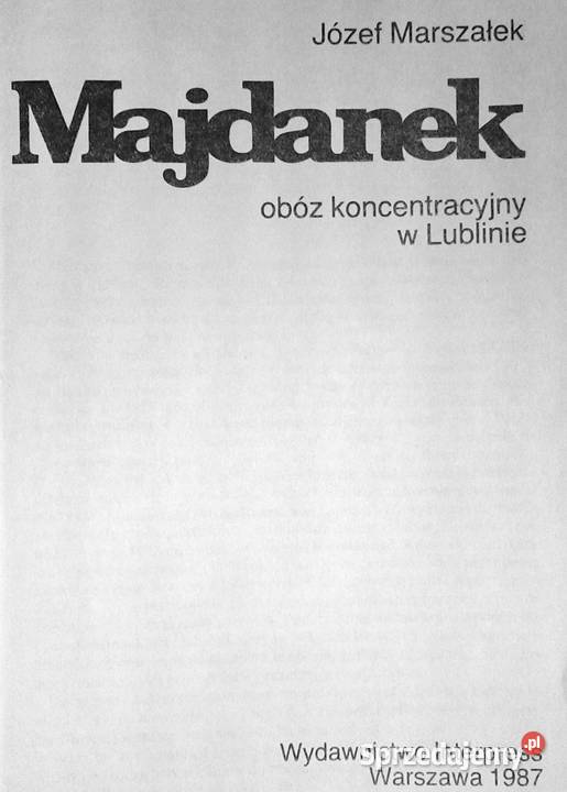 Majdanek Józef Marszałek Chełm