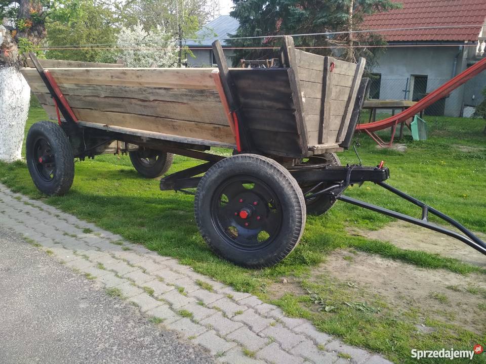 WÓZ KONNY przerobiony do ciągnika Maszyny rolnicze Kuropatnik sprzedam