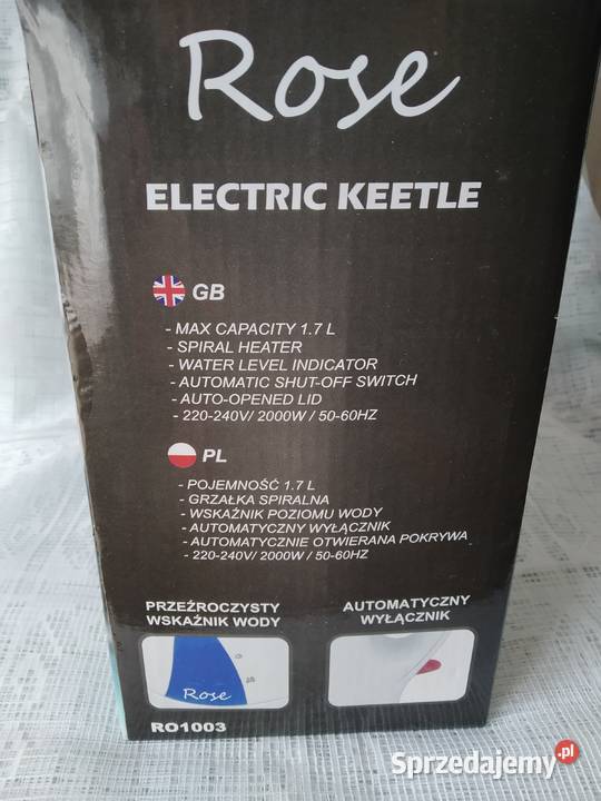 Czajnik elektryczny poj 17 nowy Katowice