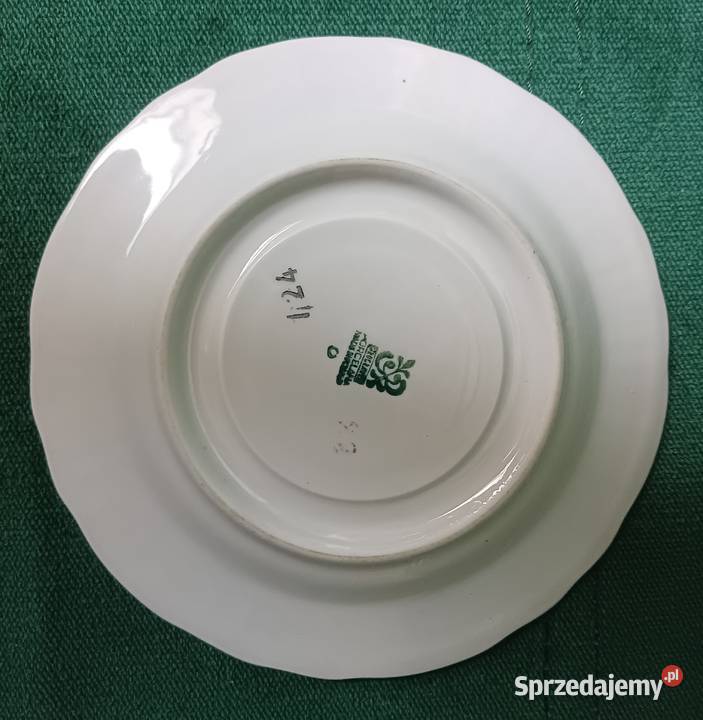 Porcelanowy spodek Włocławek PRL vintage Zbylitowska Góra