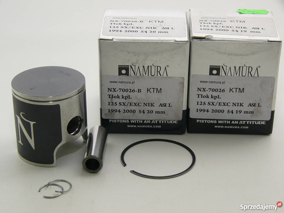 TŁOK komplet tłokowy NAMURA 5420 mm selB EXC 125 Zabrze