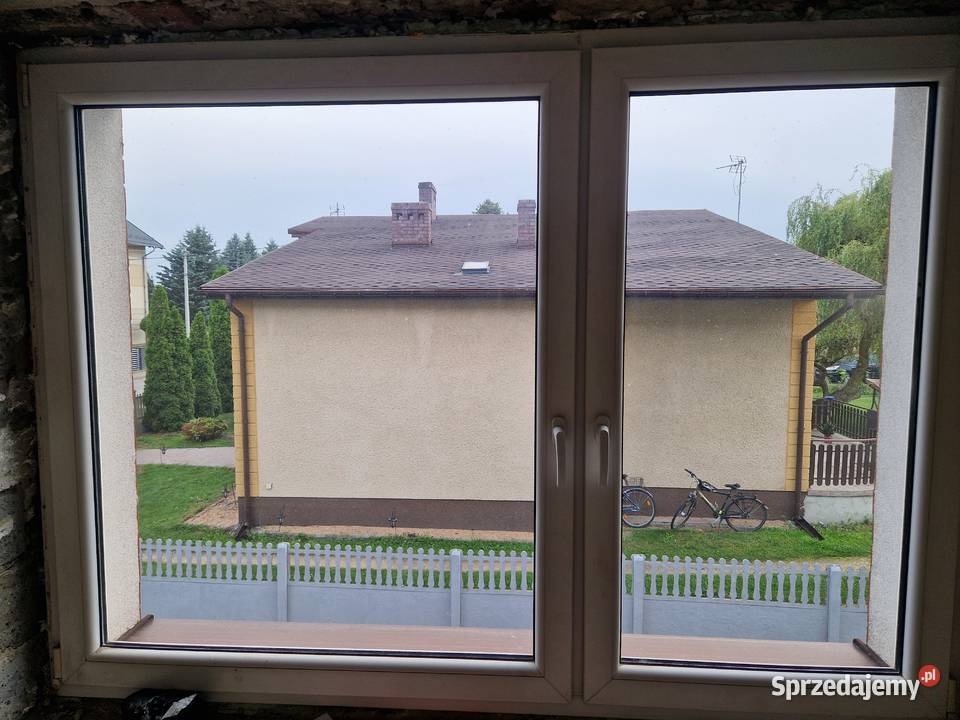 Okno pcv pvc białe 200x 140 Kłobuck