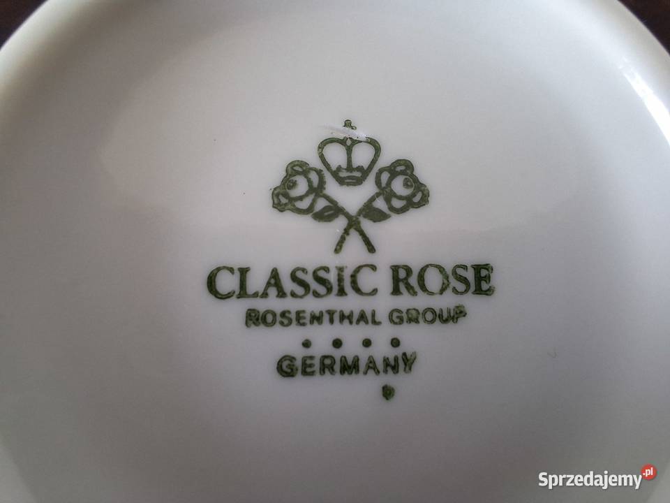 Rosenthal Maria Biała porcelanowa filiżanka do Filiżanki i spodki pomorskie Gdańsk
