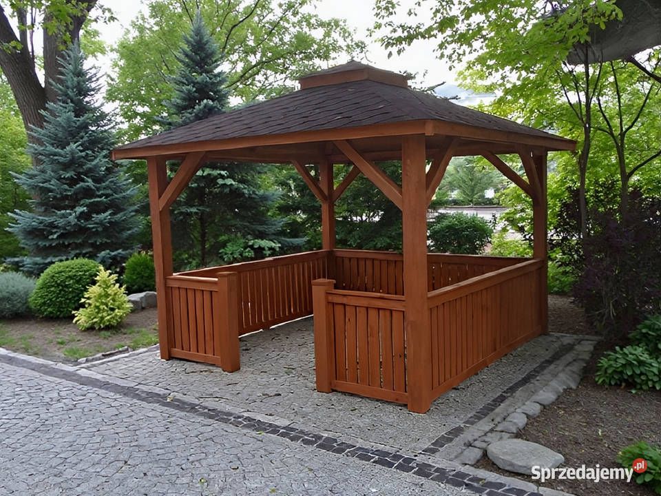 ALTANA 16 3x3m ALTANKA drewniana ogrodowa śląskie Parzymiechy