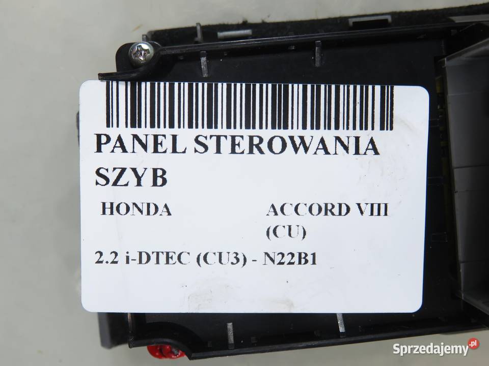 PANEL SZYB HONDA ACCORD VIII CU 35750TL0G11M1 małopolskie sprzedam