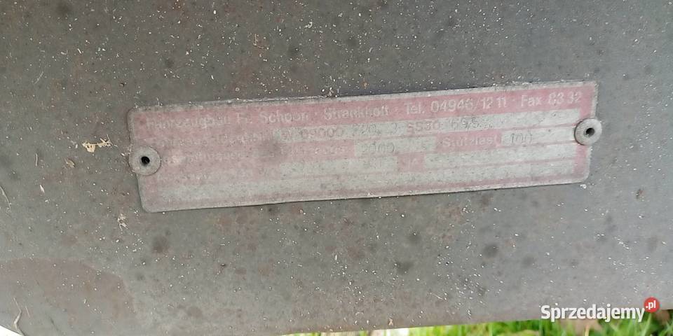 przyczepa rowerowa Schoon sprowadzona z Niemiec burtowe Kędzierzyn-Koźle sprzedam