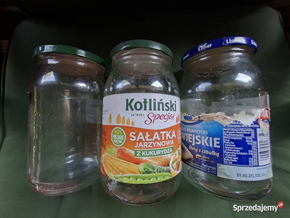 Słoiki z nakrętkami 13 800990 ml Kraków sprzedam
