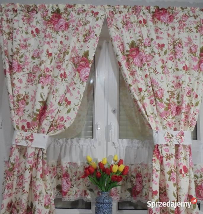 firanki komplety na okno zazdrostki SZYJEMY NA Włocławek sprzedam