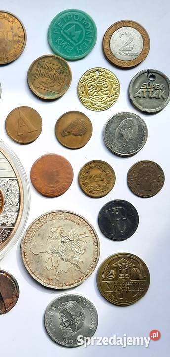 Zestaw Numizmatów Żetonów 32 Gliwice