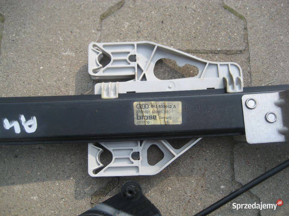 audi a4 b8 podnośnik opuszczania szyby tył prawy Rakoniewice sprzedam
