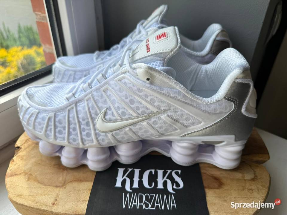 Nike SHOX LT EU46 30 Triple White N O W O Ś Ć mazowieckie
