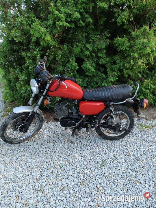 Motocykl MZ ETZ 150 z dokumentami uszkodzony Kalisz