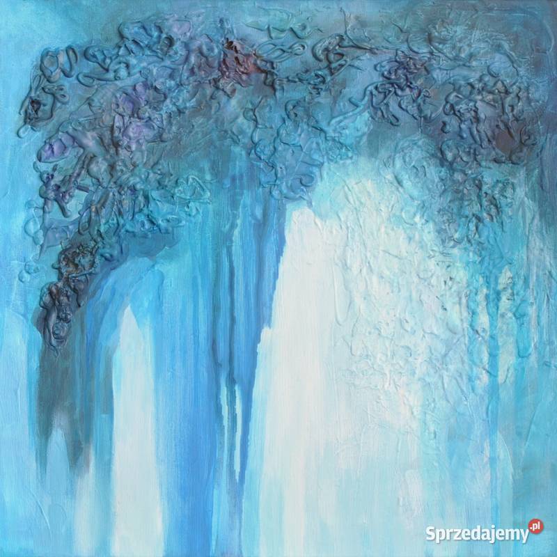 Obraz Ice cave 50x50 farby akrylowe na płótnie Szczecin sprzedam