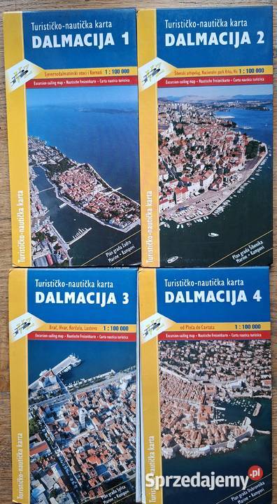 Chorwacja Dalmacja 14 mapy 1100 000 ISBN 9532011722 małopolskie Kraków
