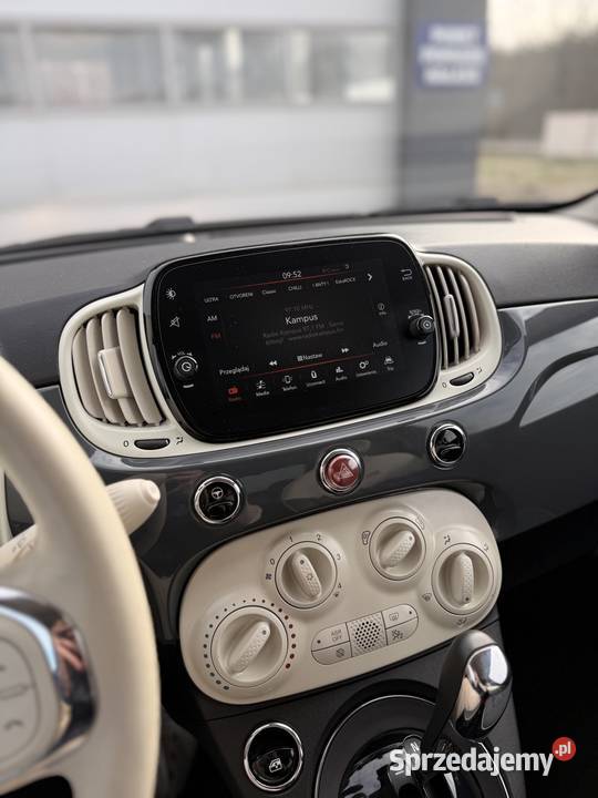 Fiat 500 12 automat 68k przebieg wersja Lounge Rok produkcji 2020 Warszawa